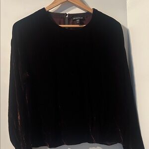Eileen Fisher Rich Velvet Blouse